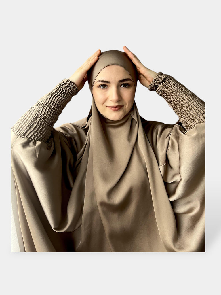 Diamond Jilbab One-piece (Taupe)